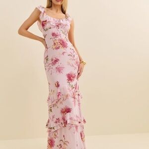 Reformation Tripoli Dress Size 4 Pink